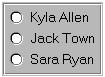 Radio buttons